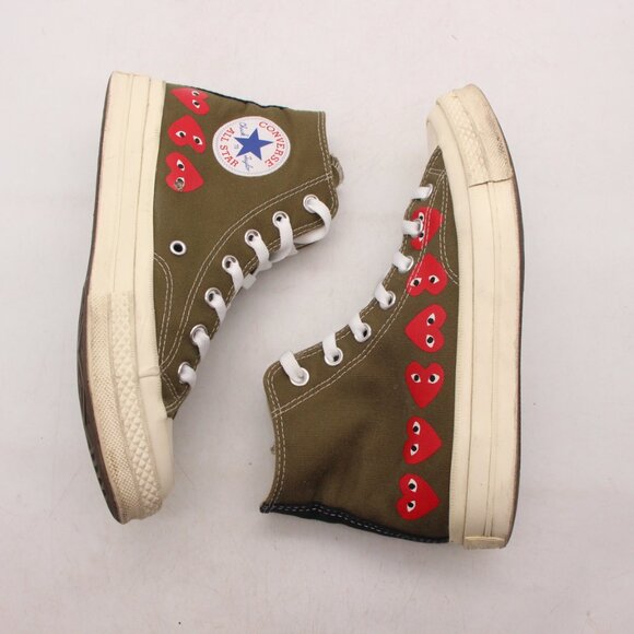 Converse Comme des Garçons Play x Chuck 70 Hi Women's Size 7 162973C Shoes - Picture 6 of 11